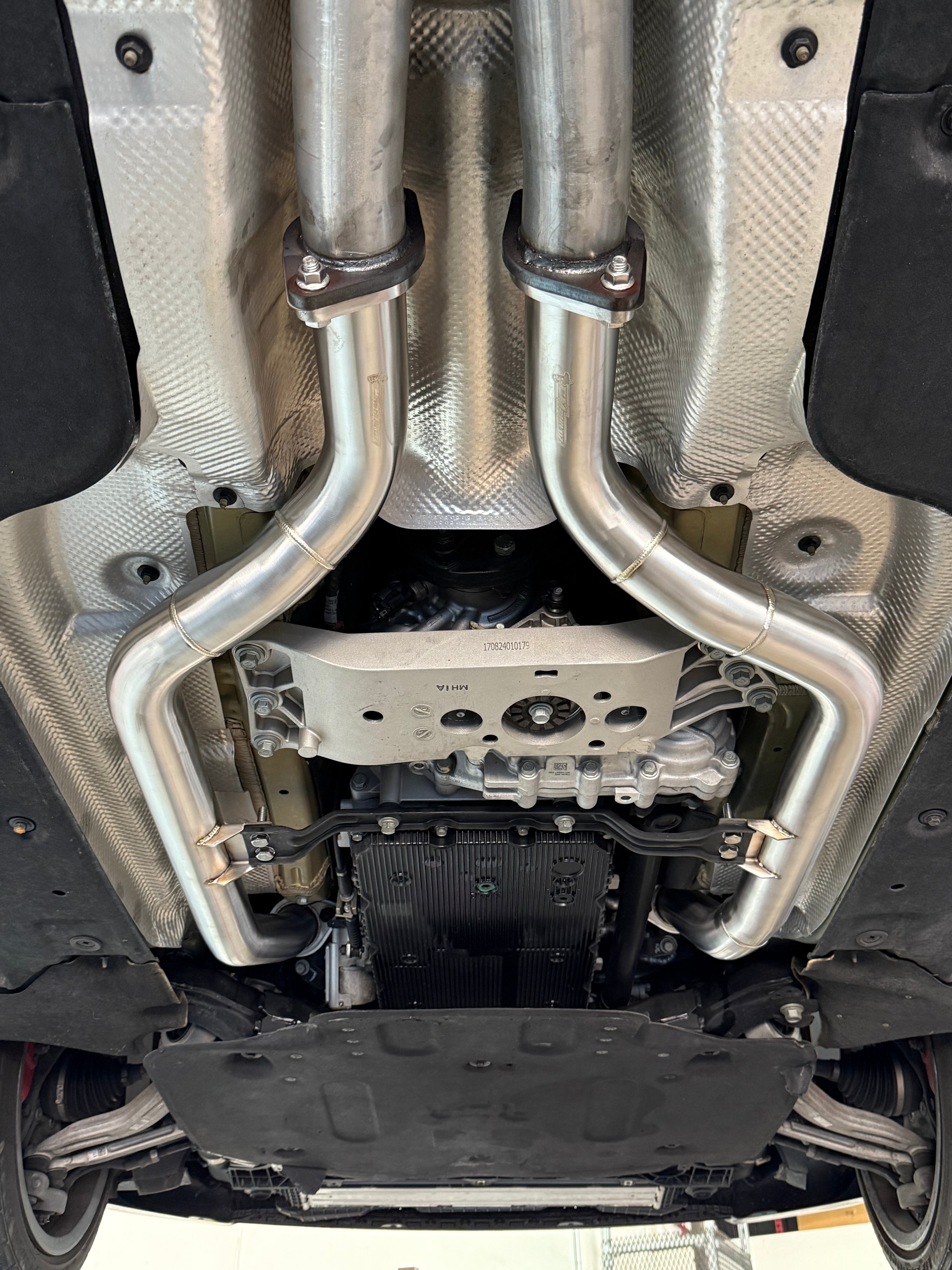 CMBUILDZ kia stinger/G70 3.3TT Free flow stainless steel secondary dow
